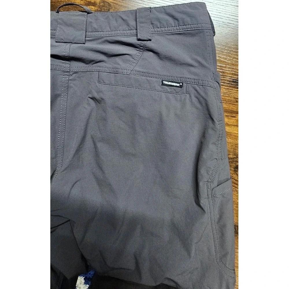 Truewerk T1 Werk Dark Gray Cargo Pants Men's Size 36x36